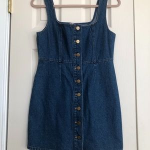 Jean Button-up Dress